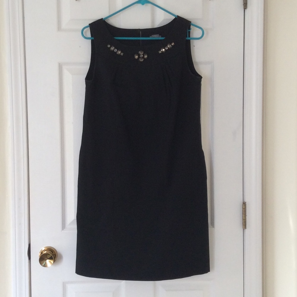 Ann Taylor jeweled collar shift dress